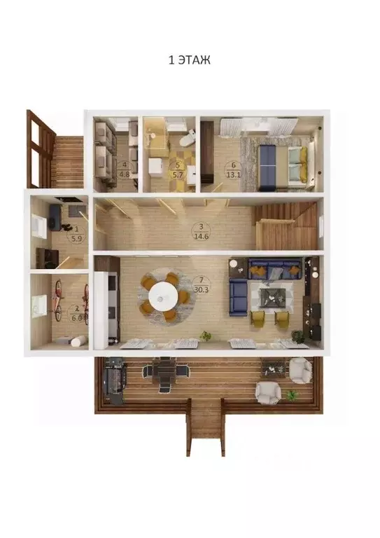 Дом в Московская область, Богородский городской округ, Воскресенское-2 ... - Фото 2