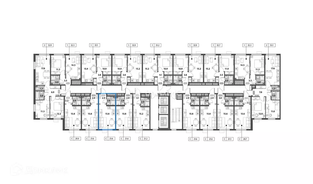 Продаётся квартира-студия, 21.6 м - Фото 1