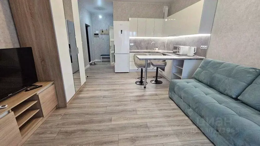 Студия Краснодарский край, Новороссийск ул. Матвейкина, 1Ак4 (30.0 м) - Фото 1