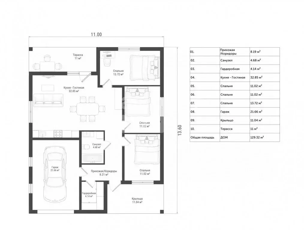 Дом в Октябрьский, Рассветная улица (100 м) - Фото 2