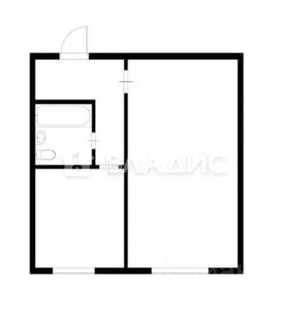 1-к кв. Москва Хабаровская ул., 17/13 (32.9 м) - Фото 2