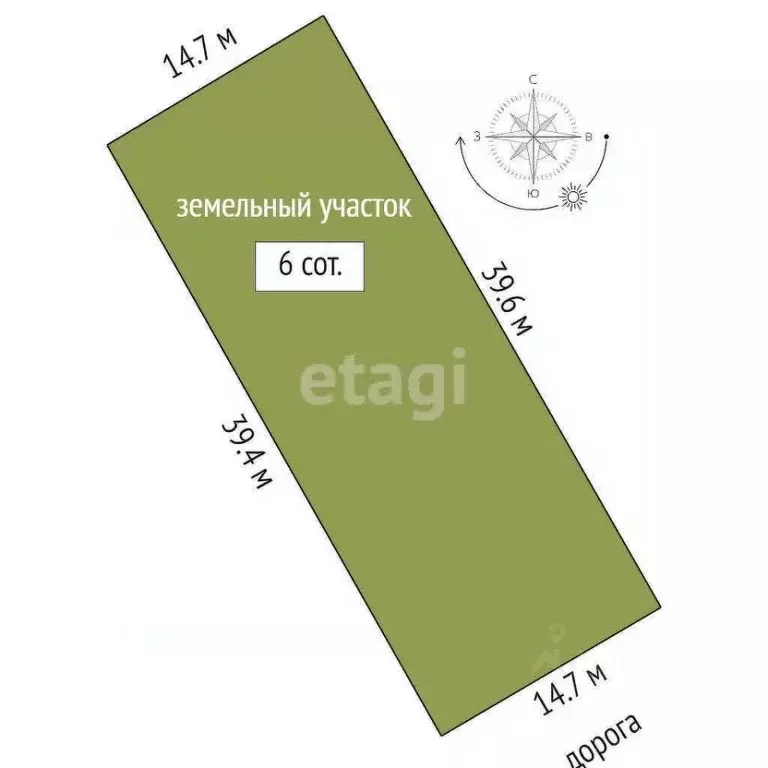 Участок в Ростовская область, Мясниковский район, Краснокрымское ... - Фото 2