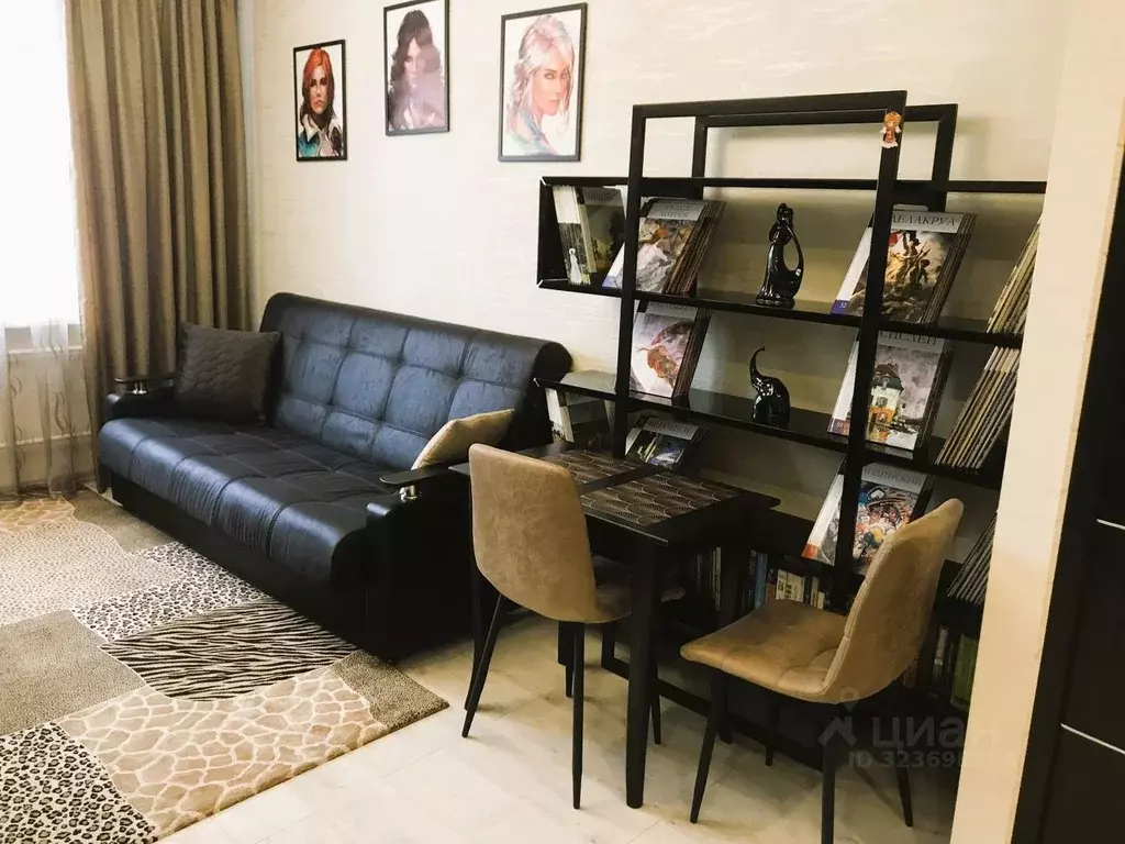 Студия Санкт-Петербург ул. Орджоникидзе, 59к2 (27.6 м) - Фото 1