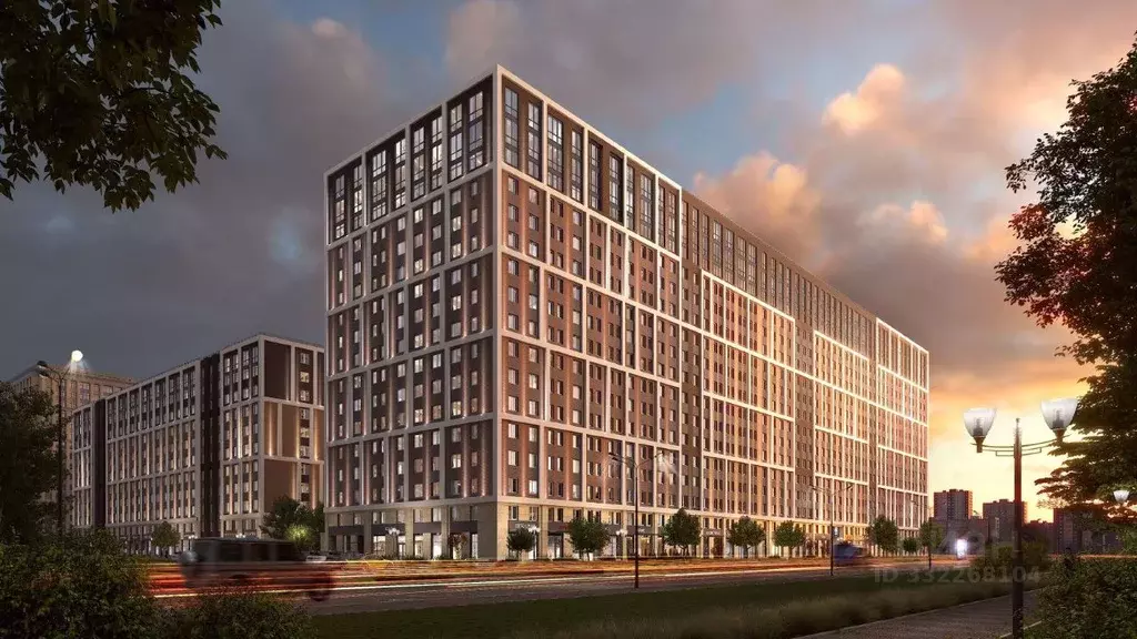 2-к кв. Санкт-Петербург ул. Архивная, 3к1 (57.69 м) - Фото 1