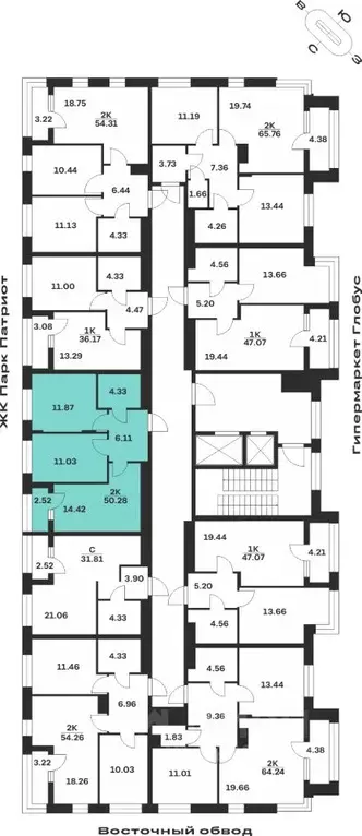 2-к кв. Тульская область, Тула городской округ, с. Осиновая Гора ул. ... - Фото 2
