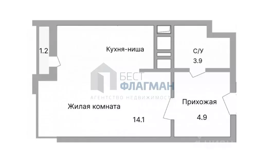 Студия Московская область, Одинцовский городской округ, Новоивановское ... - Фото 1