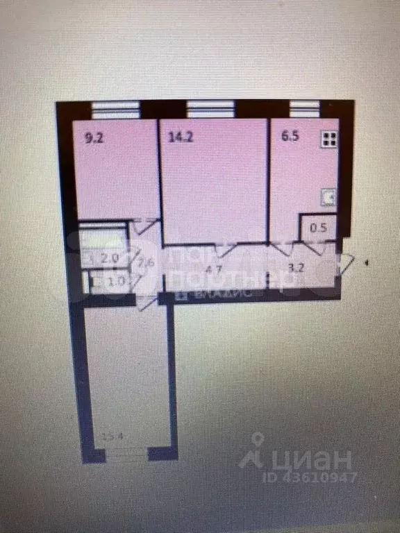 3-к кв. Санкт-Петербург просп. Просвещения, 84К1 (59.3 м) - Фото 2