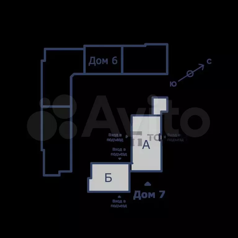 2-к. квартира, 56,9 м, 2/8 эт. - Фото 1