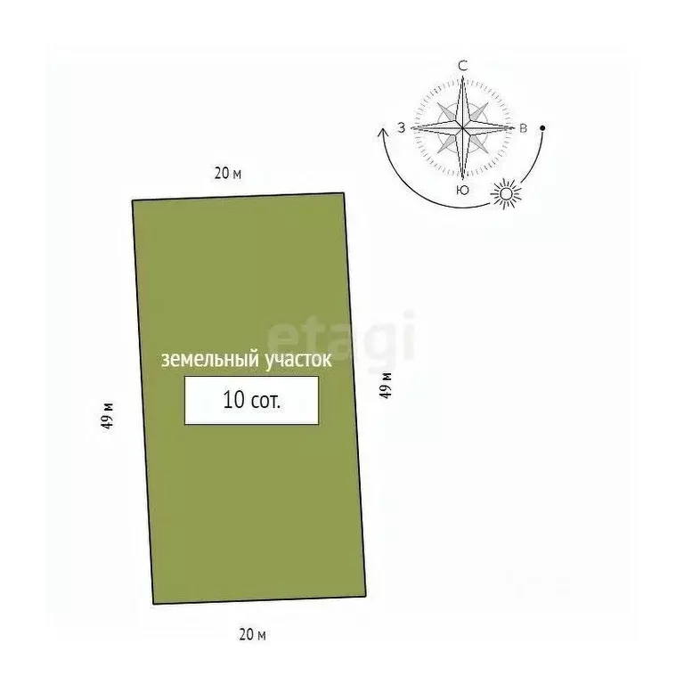 Участок в Красноярский край, Емельяновский муниципальный округ, Радуга ... - Фото 2
