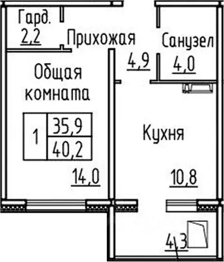 1-к кв. Новосибирская область, Новосибирский район, Мичуринский ... - Фото 0