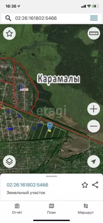 Участок в Башкортостан, Иглинский район, Акбердинский сельсовет, ... - Фото 0