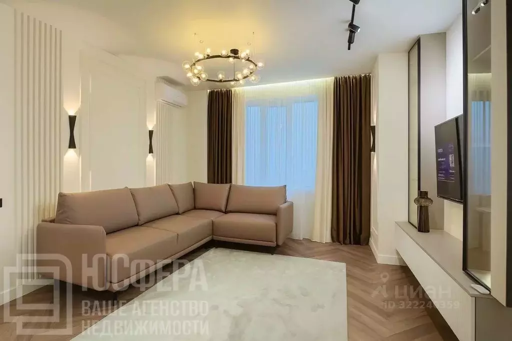 3-к кв. Волгоградская область, Волгоград Баррикадная ул., 1 (77.0 м) - Фото 1