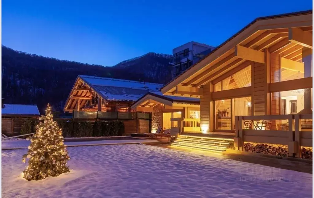 Дом в Краснодарский край, Сочи Красная Поляна пгт, 2-й Садовый мкр, ... - Фото 1