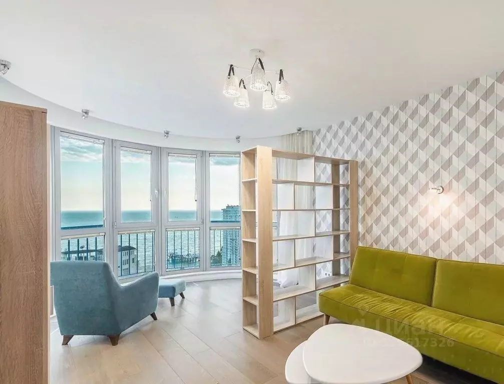 2-к кв. Краснодарский край, Сочи Светлана мкр, просп. Пушкина, 6 (67.0 ... - Фото 2