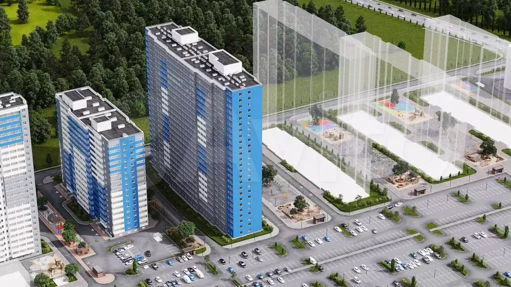 Квартира-студия, 21,2 м, 17/25 эт. - Фото 1