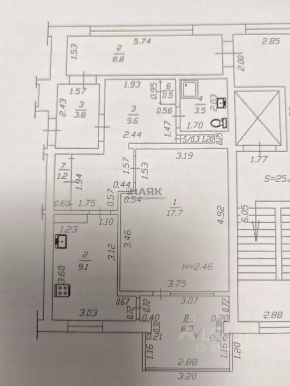 1-к кв. Краснодарский край, Анапа ул. Ленина, 165 (46.2 м) - Фото 2