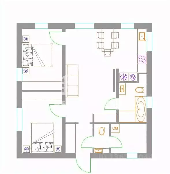 Дом в Московская область, Лосино-Петровский городской округ, д. ... - Фото 2