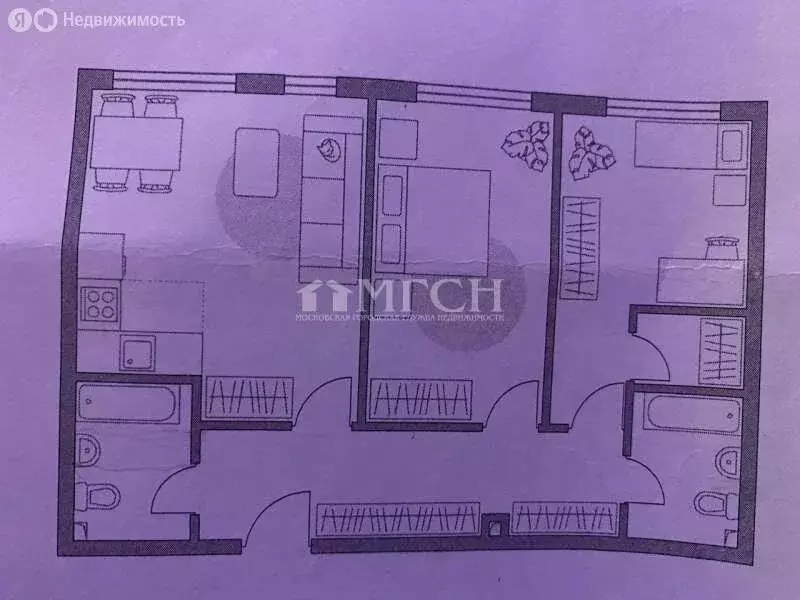 3-комнатная квартира: Москва, улица Лётчика Осканова, 6 (63 м) - Фото 0