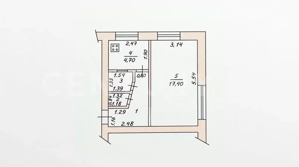 1-к кв. Чувашия, Чебоксары ул. Космонавта Андрияна Григорьевича ... - Фото 2