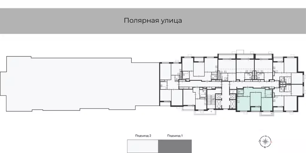 2-к кв. Москва Полярная ул., 16К1 (65.7 м) - Фото 1