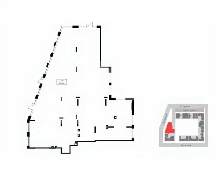 Помещение свободного назначения в Москва Родные кварталы жилой ... - Фото 2