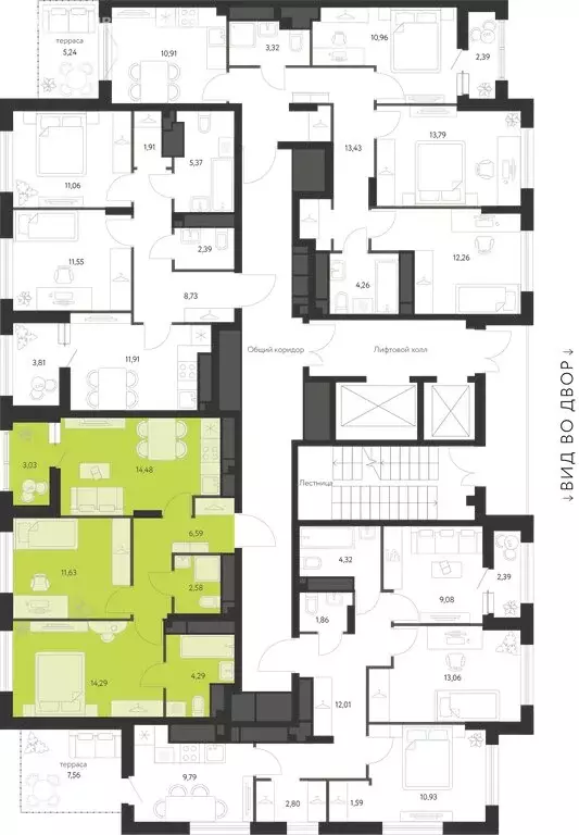 2-комнатная квартира: Екатеринбург, улица Вильгельма де Геннина, 23к1 ... - Фото 1