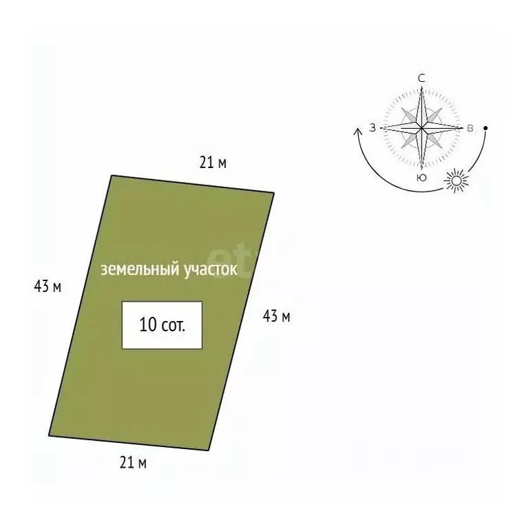 Участок в Красноярский край, Емельяново пгт ул. Хрустальная (10.0 ... - Фото 2