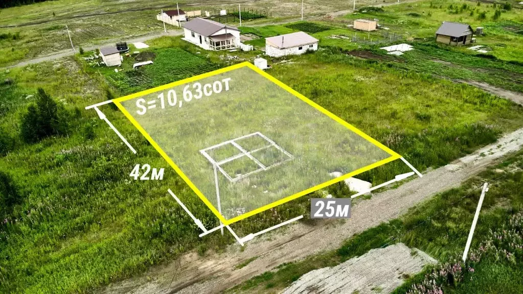 Участок в Томская область, Томский район, с. Корнилово  (10.62 сот.) - Фото 1