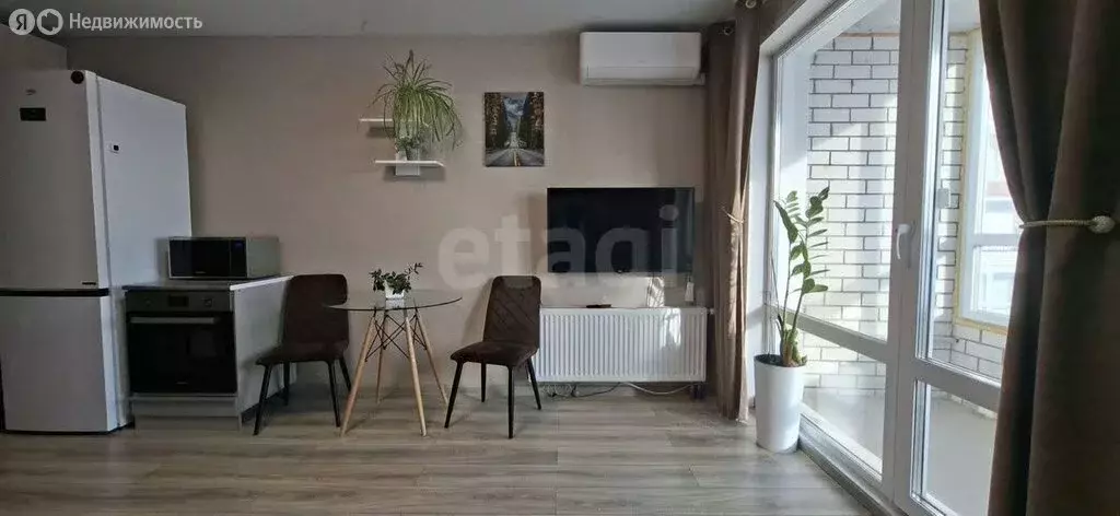 Квартира-студия: деревня Патрушева, улица Александра Пушкина, 14 (23.5 ... - Фото 1