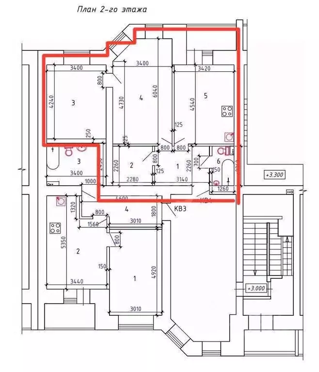 2-к кв. Коми, Ухта Тиманская ул., 10 (64.7 м) - Фото 1