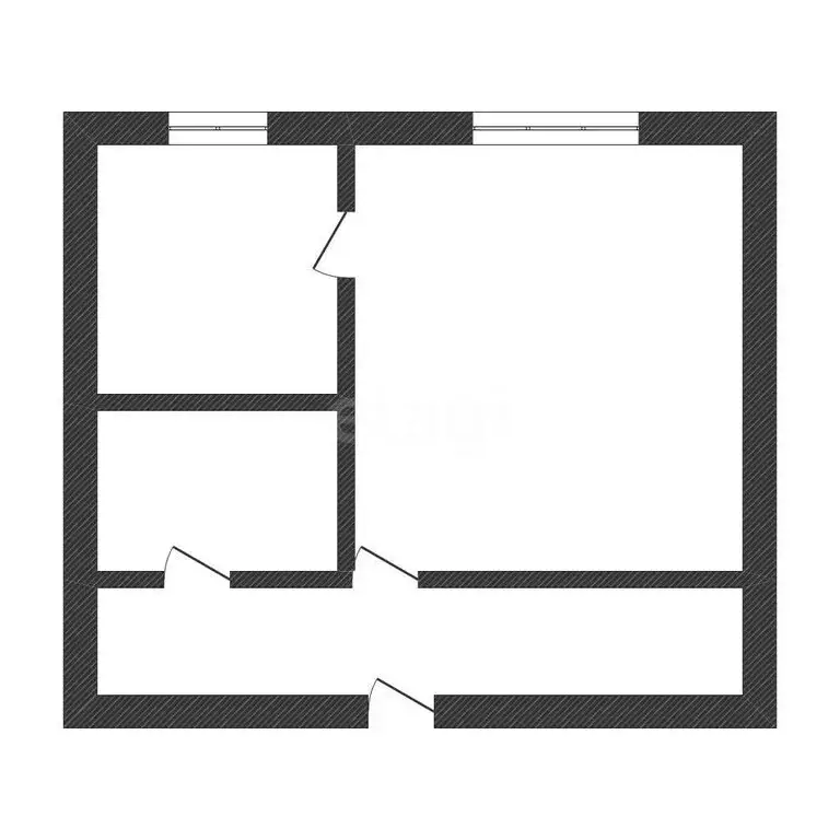1-комнатная квартира: Курган, улица Коли Мяготина, 181 (35.7 м) - Фото 1