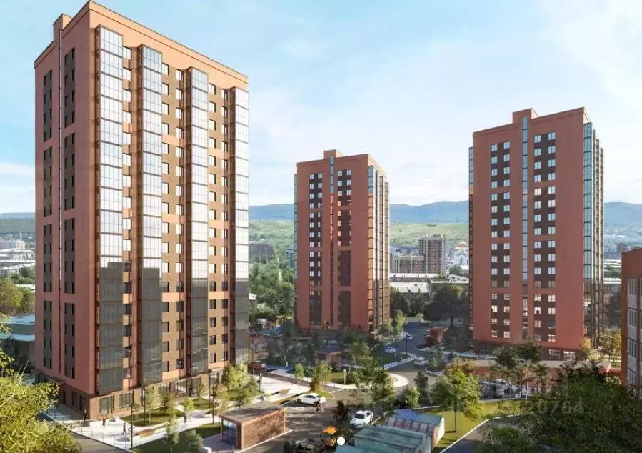 Студия Красноярский край, Красноярск Семафорная ул. (29.77 м) - Фото 2