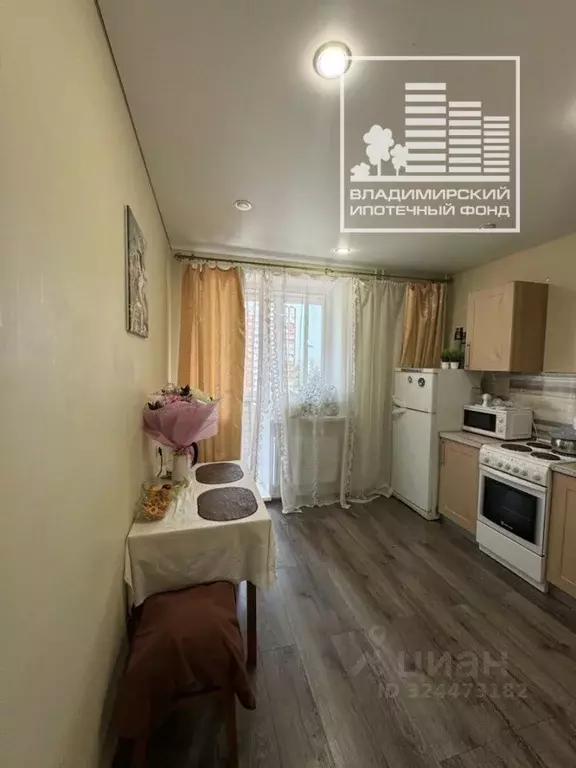 1-к кв. Владимирская область, Владимир ул. Нижняя Дуброва, 47к1 (32.9 ... - Фото 2