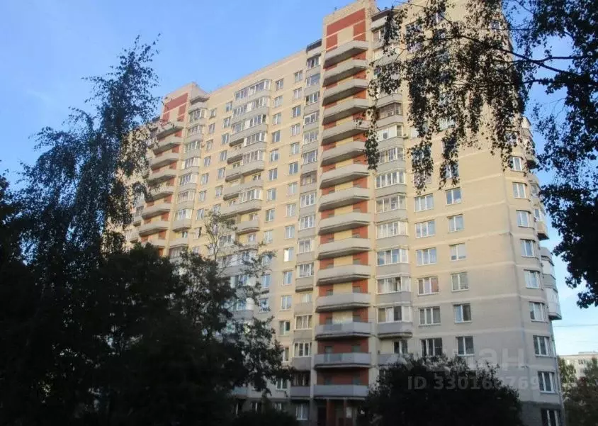 1-к кв. Санкт-Петербург ул. Вавиловых, 10к1 (32.0 м) - Фото 1