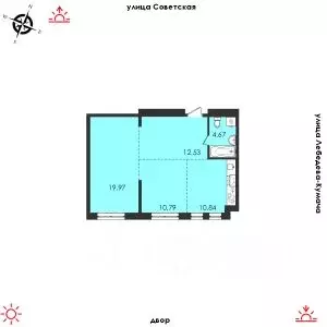 2-к кв. Иркутская область, Иркутск Советская ул., 31/2 (58.8 м) - Фото 0