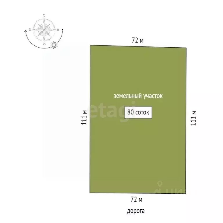 Участок в Хабаровский край, Хабаровский район, с. Мирное  (80.0 сот.) - Фото 2