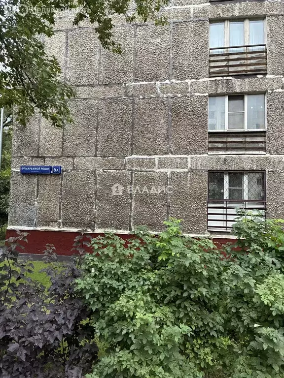 3-комнатная квартира: Москва, 9-й проезд Марьиной Рощи, 6А (63 м) - Фото 1