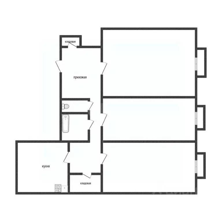3-к кв. Челябинская область, Озерск ул. Пушкина, 5 (94.7 м) - Фото 2