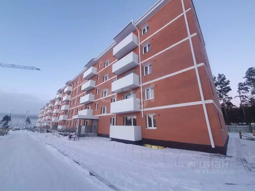 Студия Бурятия, Улан-Удэ 115-й мкр, Удачный жилой комплекс (28.5 м) - Фото 2