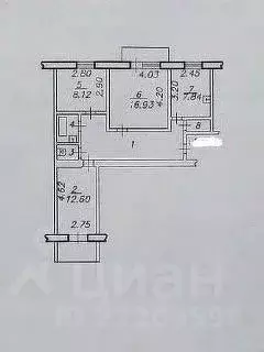 3-к кв. Белгородская область, Старый Оскол Жукова мкр, 47 (61.6 м) - Фото 1