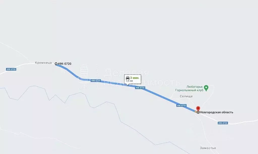 Участок в Новгородская область, Любытинское с/пос, д. Кремница  (15.0 ... - Фото 1