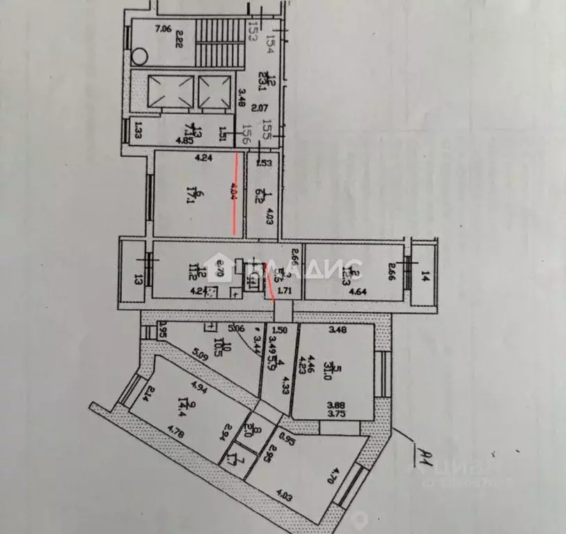 4-к кв. Московская область, Подольск Тепличная ул., 12 (119.0 м) - Фото 2