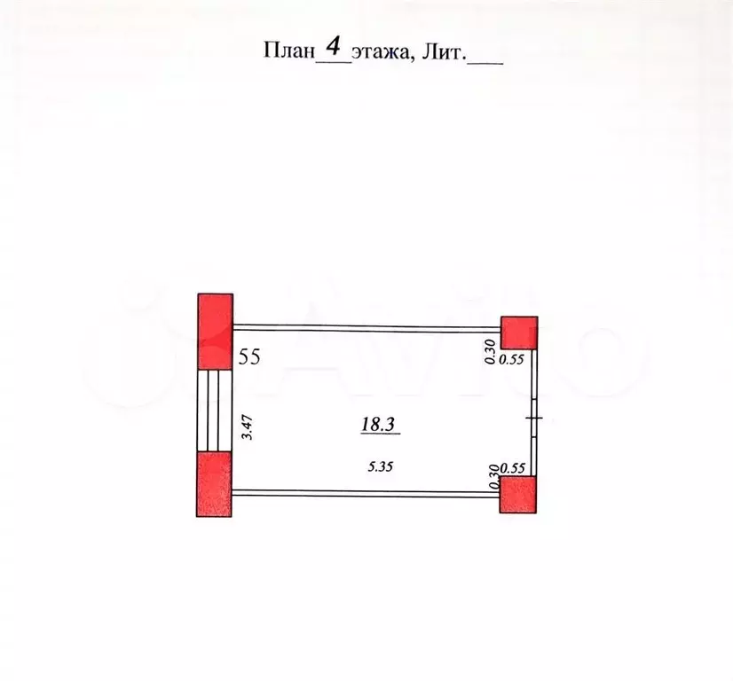 Комната 18 м в 1-к., 4/4 эт. - Фото 1