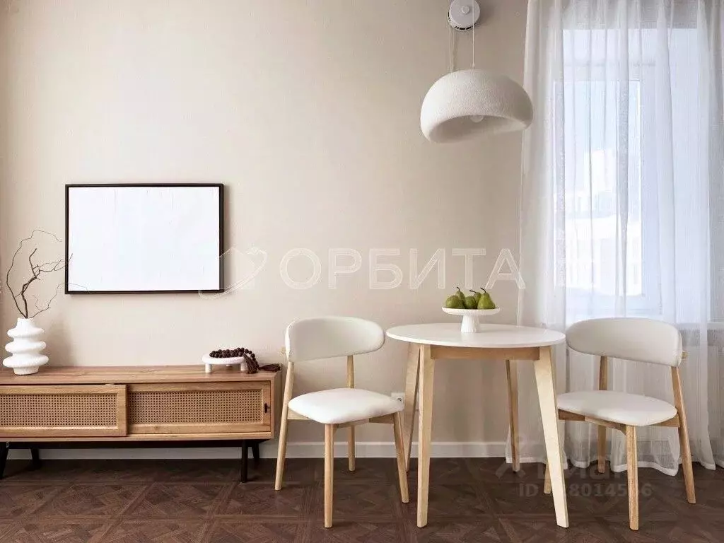 Студия Тюменская область, Тюмень ул. Вьюжная, 10 (33.8 м) - Фото 2