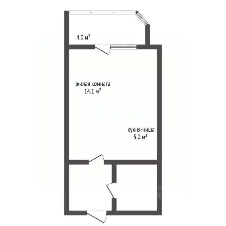 Студия Амурская область, Благовещенский район, с. Чигири ул. Красивая, ... - Фото 2