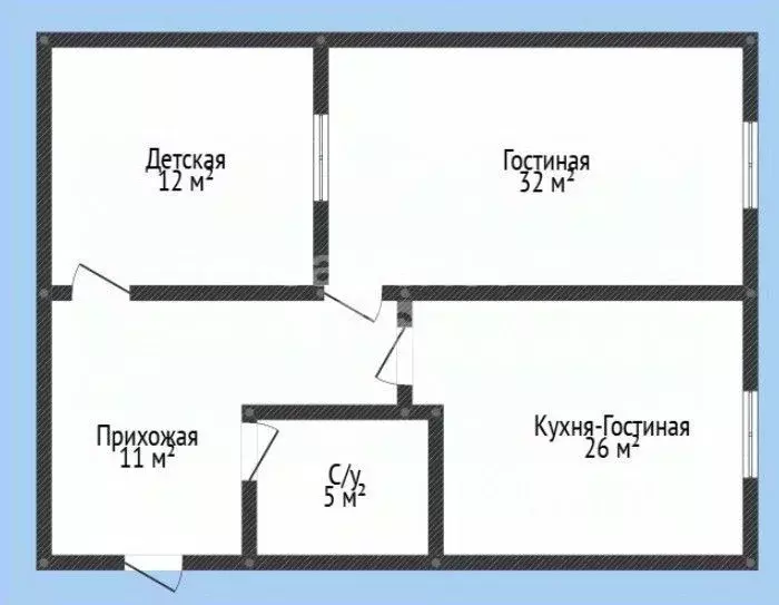 2-к кв. Дагестан, Махачкала ул. Хаджи Булача, 26А (89.0 м) - Фото 2