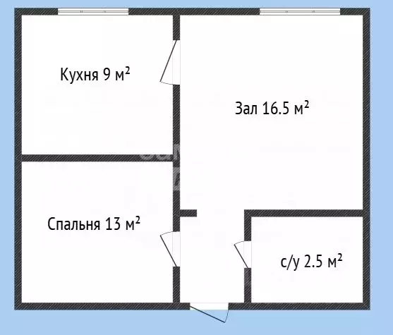 2-к кв. Дагестан, Махачкала ул. Абдуллы Гаджиева, 30 (42.0 м) - Фото 1