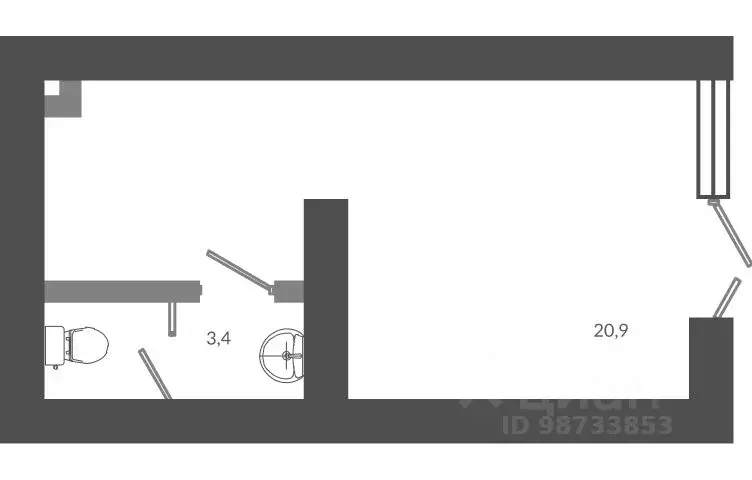 Помещение свободного назначения в Краснодарский край, Сочи ул. Искры, ... - Фото 1