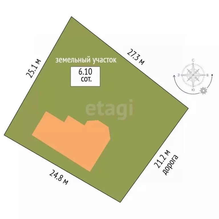 Дом в Саха (Якутия), Якутск ул. Кирсановой, 23/1 (112 м) - Фото 2