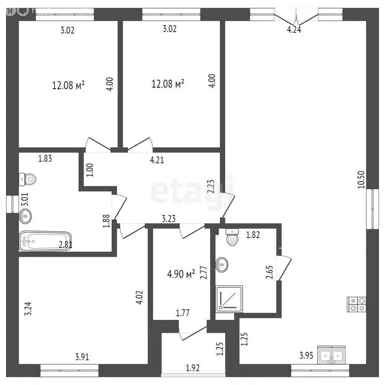 Дом в Севастополь, садовое товарищество Строитель (107.2 м) - Фото 1